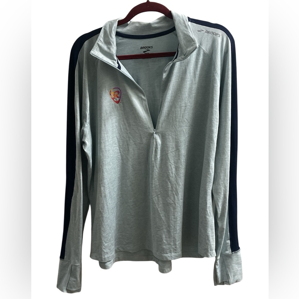 Run Rock ‘n Roll Brooks Dash 1/2 Zip - Women’s XXL - Light Blue - VGUC